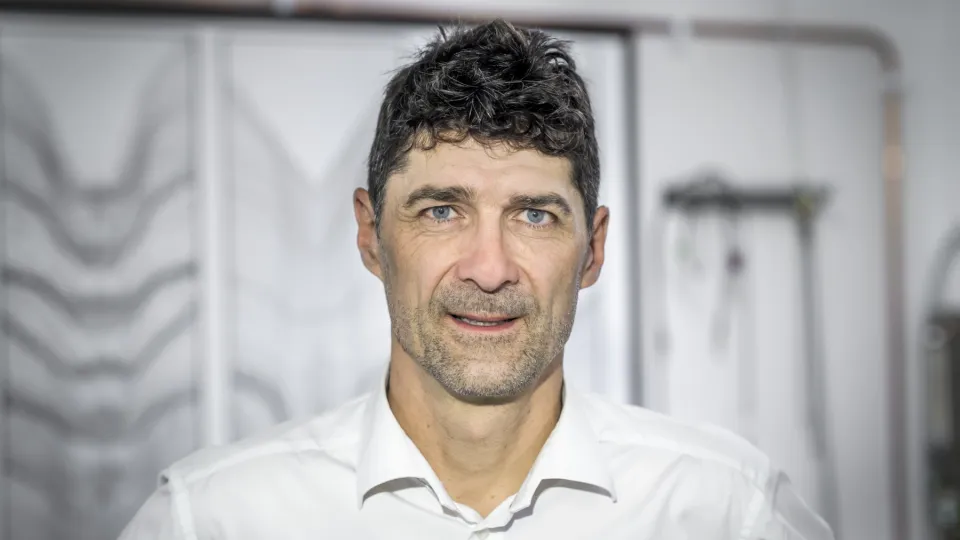 Portrait of professor and entrepreneur Heiner Linke 