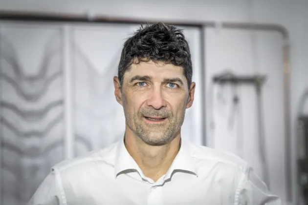 Portrait of professor and entrepreneur Heiner Linke