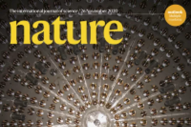 Cover of Nature, issue 7835, 26 November 2020