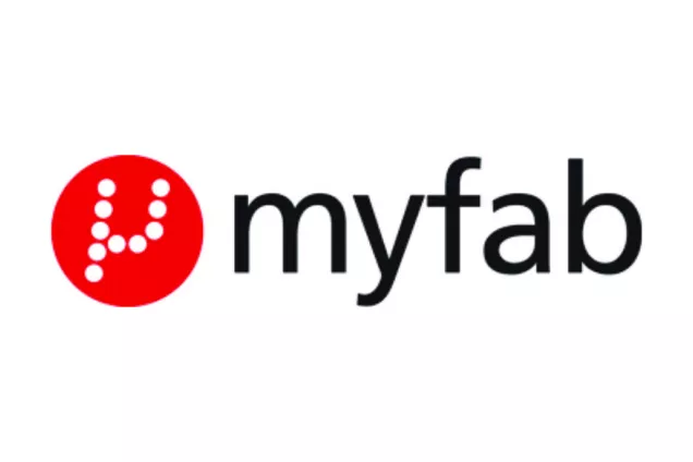 Logo of Myfab, the Swedish national research infrastructrue for micro and nano fabrication