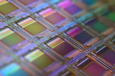 Close-up of a microchip.