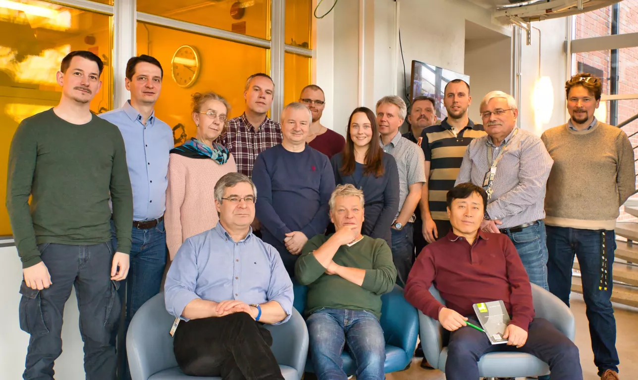 Group photo of LNL staff; Photo: Ivan Maximov