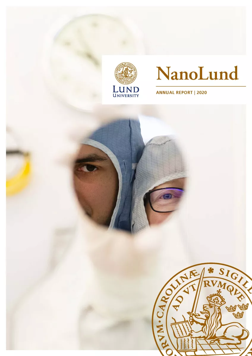 Front Page image NanoLund Annual Report 2020