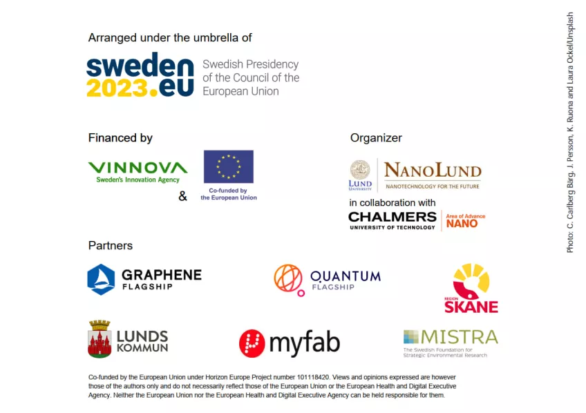Collage of logos of funders, partners and organizers of the ENF2023
