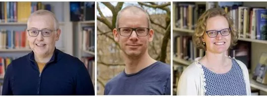 Photos of Anders, Martin and Anneli, NanoLund's directors