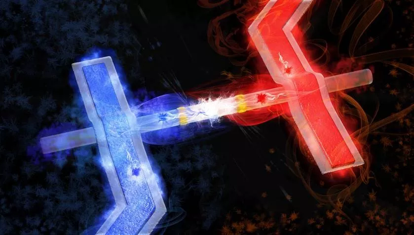 Artwork based on a thermoelectric device  