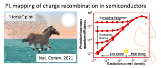Collage of illustration of galloping horse and a graph
